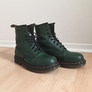 Green Dr. Martens